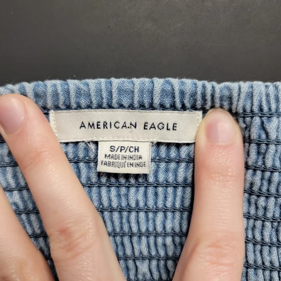 American Eagle Denim Button-Down Dress - Picture 7 of 8